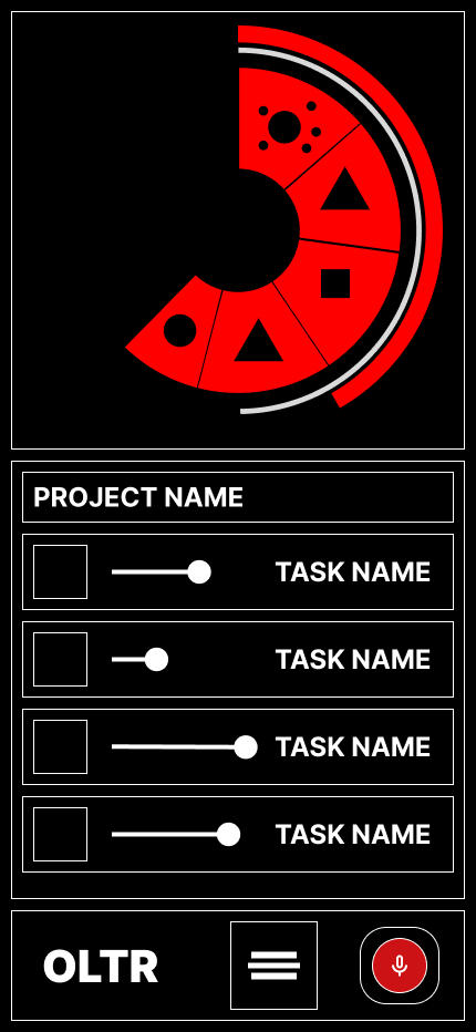 Momentum project mobile interface